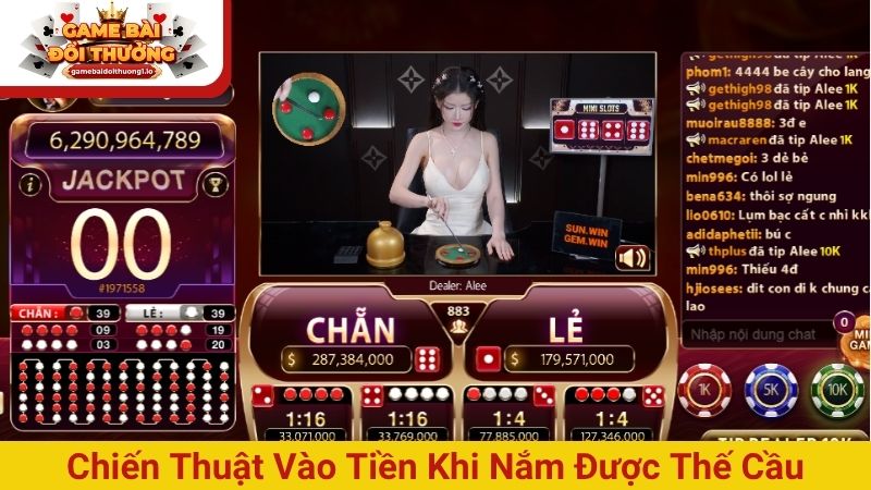 Chiến thuật vào tiền thông minh khi nắm được thế cầu