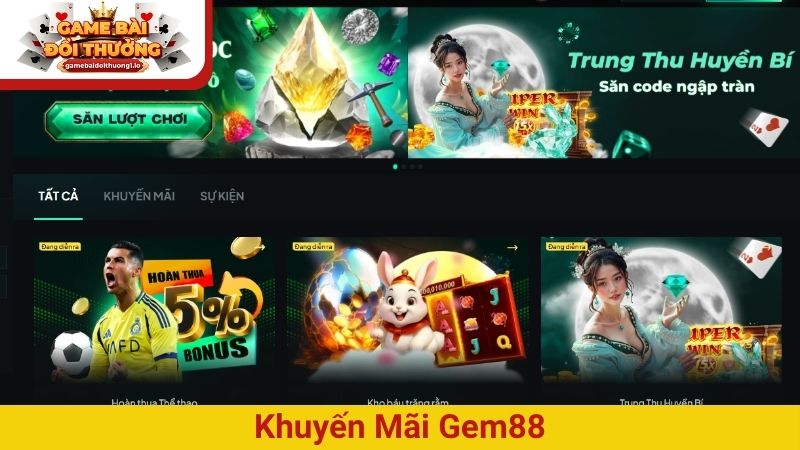Khuyến mãi Gem88