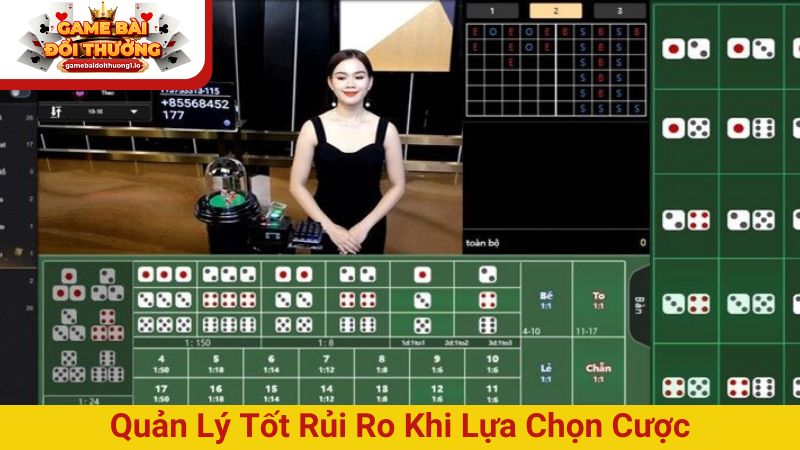 Quản lý tốt rủi ro khi lựa chọn cược
